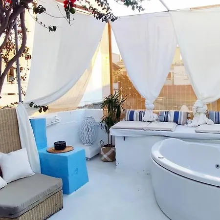Town House With Rooftop Jacuzzi Semesterbostad Rhodes City